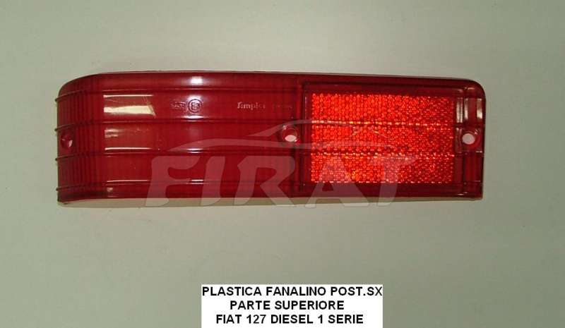 PLASTICA FANALINO FIAT 127 DIESEL SUP. POST.SX